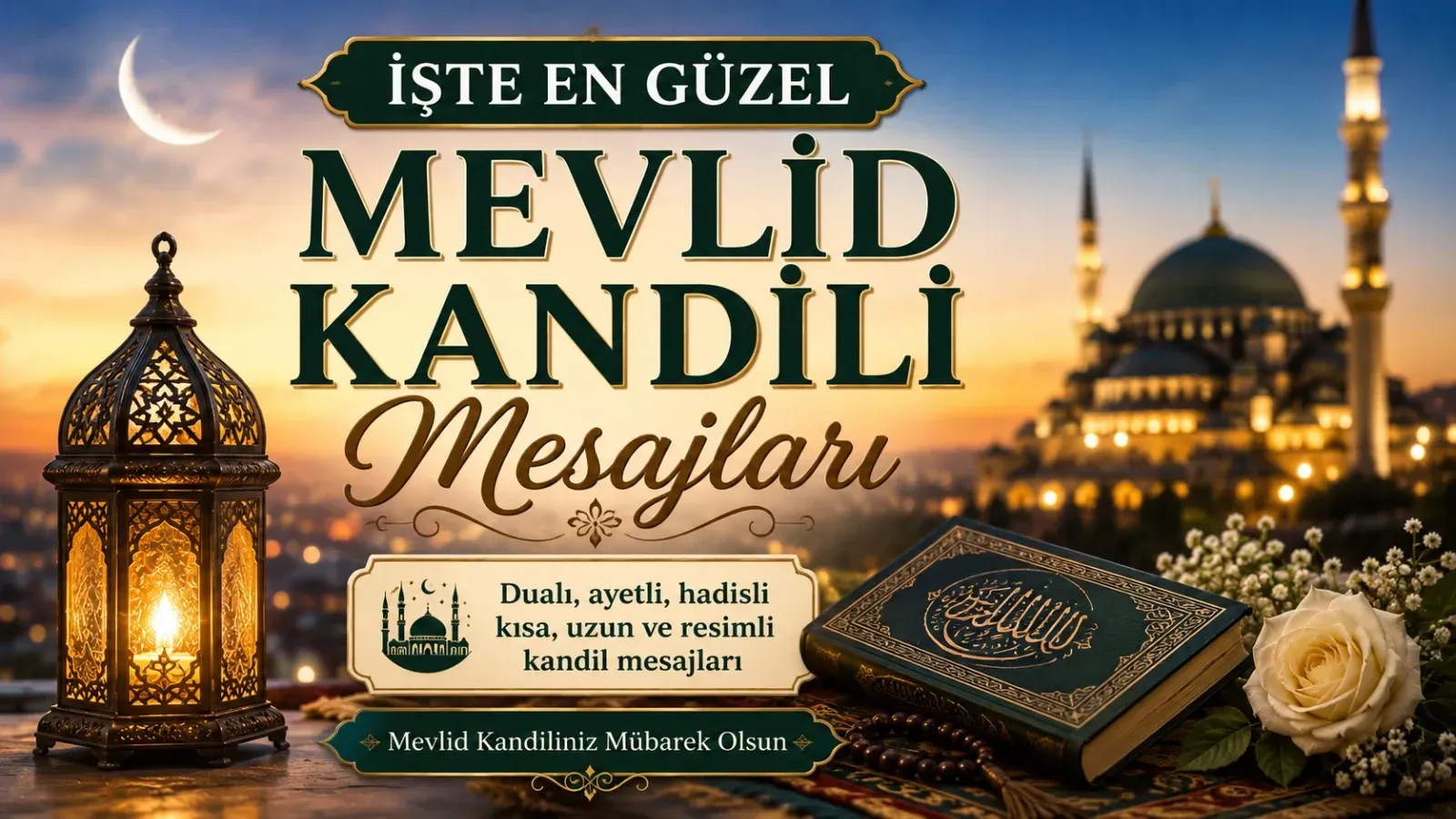 Mevlid Kandili Mesajları 2026 